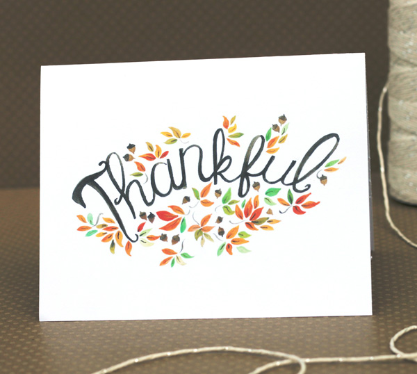 Thanksgiving Thank You Card