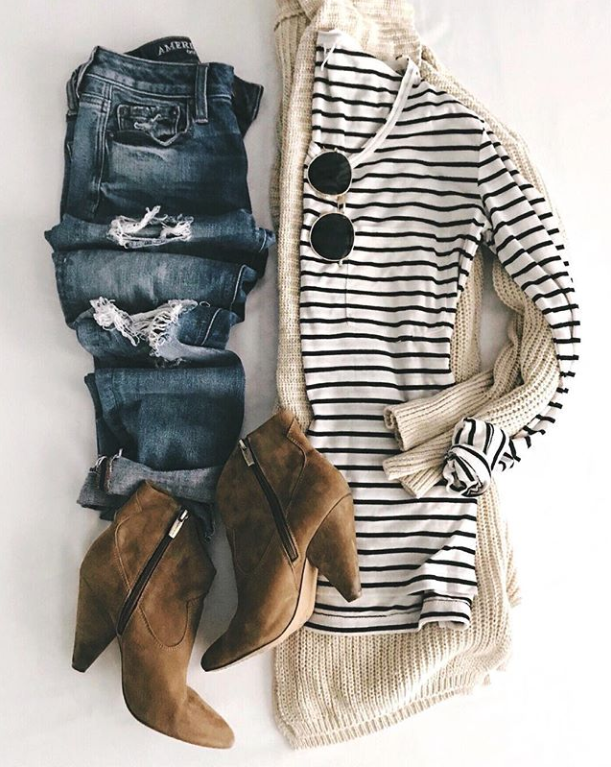 Fall outfit flatlay